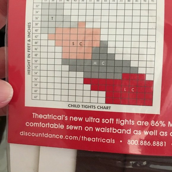 Theatricals Convertible Microfiber Tights Ballet - Picture 3 of 5